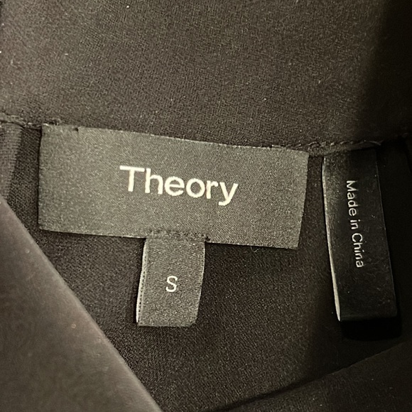 Theory 100% Silk Cut out Sleeveless Tank Top Blouse, Size Small - Picture 6 of 7